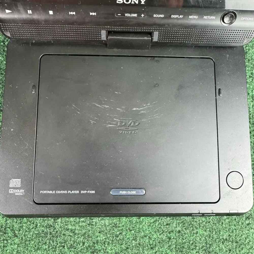 Sony DVP-FX96 Portable DVD Player 9” For Parts Or Repair Volume Doesn’t Work